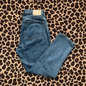 Everlane 90s cheeky straight leg crop jeans